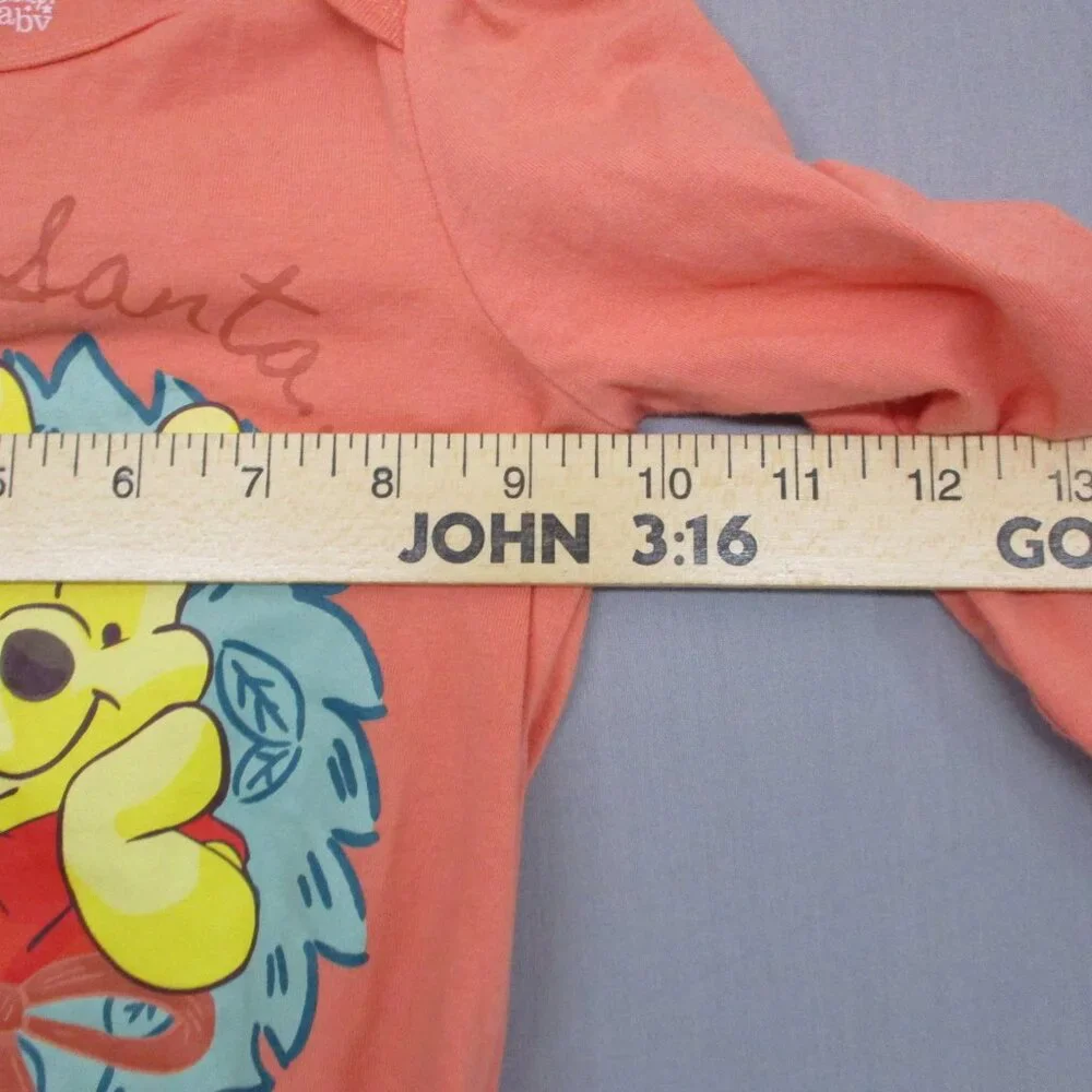 Disney Baby pooh bear Santa One Piece Orange Baby | 18M‎